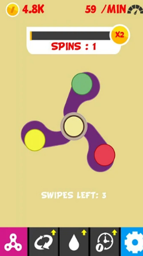 Fidget Spinner With Ads