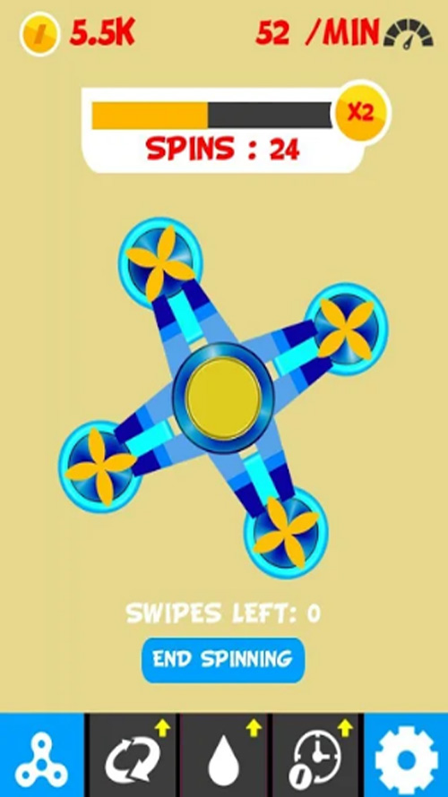 Fidget Spinner With Ads